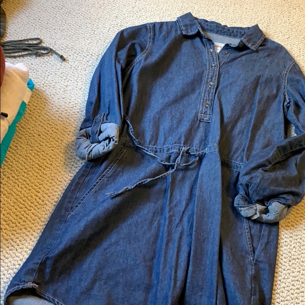 Denim dress worn once